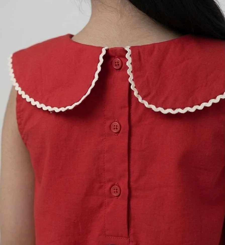 A- Line Dress with Heart Shape Patch image 2